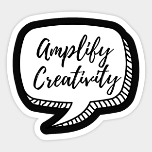 Let's Talk About Creativity Sticker